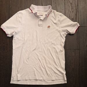 Men's Polo Shirt with Red Accents